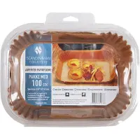 Diverse Scandinavian Collection Airfryer-leivinpaperi, 100 kpl, beige