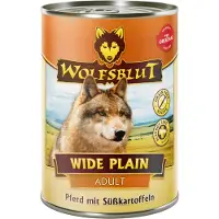 Wolfsblut Wide Plain Horse meat with sweet potatoes - wet dog food - 395g