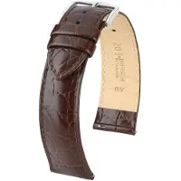 Hirsch Crocograin ruskea nahkaranneke