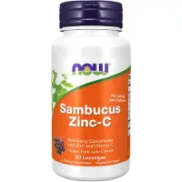 NOW,NOW Foods,NOW,NOW Foods Sambucus Zinc+C 60 kpl