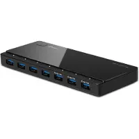 TP-LINK – UH700 - 7-portin USB 3.0 hubi, 12V 2,5A virtalähde, musta