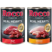 Rocco Real Hearts -säästöpakkaus 24 x 400 g - 2 eri makua