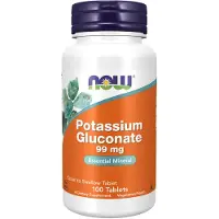 Now Kaliumglukonaatti, 99 mg - 100 tablettia