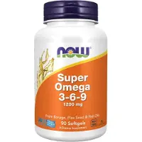 NOW,NOW Foods,NOW,NOW Foods Super Omega 3-6-9, 1200 mg - 90 pehmeää kapselia