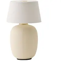 Audo Copenhagen Pöytävalaisin , Torso, himmennettävä, Beige, Olohuone, Keramiikka, Design