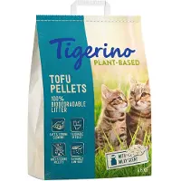 Tigerino 3x4,6kg Plant-Based tofu maidon tuoksu kissanhiekka