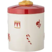 Bloomingville Yule Jar W/Lid - Red - ONE SIZE