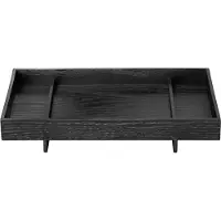 Blomus Tray L - 50 X 30 Cm - Abento - Black - Black - L 50CM