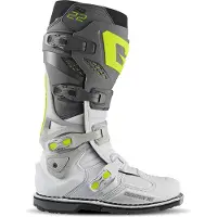 Gaerne SG22 Motocross-saappaat Harmaa/Antrasiitti/Valkoinen/Musta Miehet, size 44