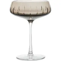 Louise Roe Champagne Coupe Single Cut - Grey - H15.5CM