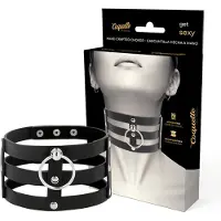 Coquette Hand Crafted Choker Vegan Leather Fetish