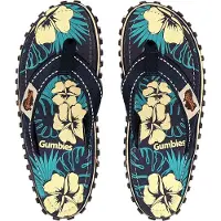 Gumbies Unisex Islander Blue Hibiscus 36
