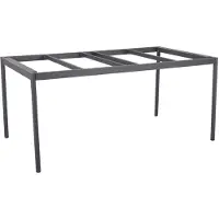 Brafab Nox Pöytätuki 90x158 Cm - Puutarhapöydät Alumiini Antrasiitti - 4659-73