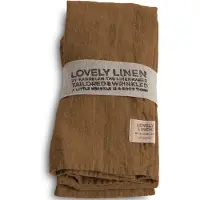 Fyrklövern Lovely Linen Lovely lautasliina 45 x 45 cm 4 kpl, Almond