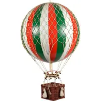 Authentic Models Royal Aero Kuumailmapallo 32x56 Cm - Koristelutarvikkeet Paperi Tricolore - AP163I