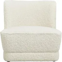 Jakobsdals Lounge Royal Boucle Nojatuoli - Nojatuolit Silmukkanukkakangas Luonnonvalkoinen - N812005-90