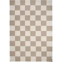 Classic collection Square-matto valkoinen/luonnonvärinen