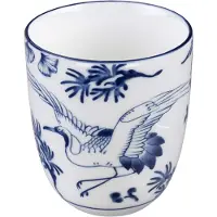 Tokyo Design Studio Flora Japonica Teekuppi 17 Cl Crane - Teekupit Posliini Sininen - 16726