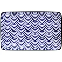 Tokyo Design Studio Nippon Blue Plate 21x13.5cm Waves