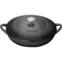 Denby - Halo Valurautapata 30 cm Musta