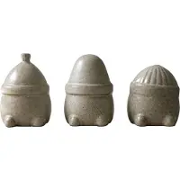 DBKD Hipster Triplets -joulukoriste, 3-pakkaus Beige