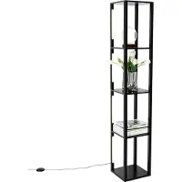 QAZQA Design-lattiavalaisin musta sis. LED 3-vaiheinen himmennin - Tianna