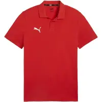 Puma Toiminnallinen paita 'TeamGoal' punainen / valkoinen
