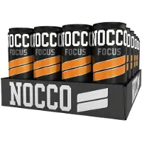 NOCCO FOCUS Black Orange -energiajuoma 330 ml 24-pack