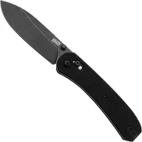 Knafs Co. Lander 2 EDC -00181 Fast Swap Scales Black G10, Clutch Lock, pocket knife