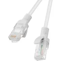 Lanberg PCU5-10CC-0500-S, 5 m, Cat5e, U/UTP (UTP), RJ-45, RJ-45, Harmaa