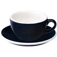 Loveramics Cappuccino kuppi ja lautanen Egg Denim, 200 ml