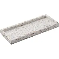 Humdakin Terrazzo -tarjotin 10 x 25 cm White-brown