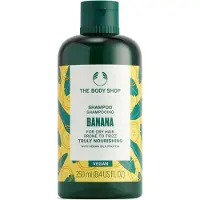 The Body Shop Banana Shampoo kosteuttava shampoo kuiville hiuksille 250 ml