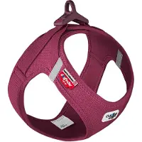 Curli Vest Clasp Air-Mesh valjaat, rubiini koko L: 49.1 - 55.4cm koira