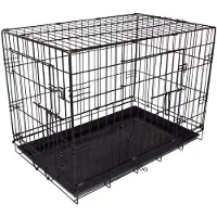 Dogman Standard musta lemmikin teräshäkki