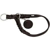 Hunter - Koiran koulutuspanta Solid Education Brown M-L - kaula 45-50cm - Koirat - Kaulapannat