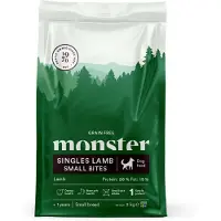 Monster ruoka Monster Dog Grain Free Singles Lamb Small Bites 2 kg koiran täysravinto