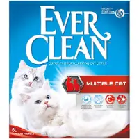 Ever Clean - Multiple Cat - Cat Litter 6 L - Kissat - Kissanhiekka ja kuivikkeet - Paakkuuntuva kissanhiekka