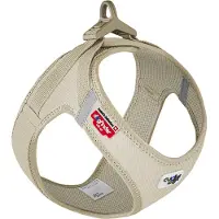 Curli Vest Clasp Cord valjaat, vaaleanruskea koko XS: 33.9-38.2 cm koira