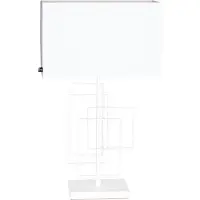 By Rydens Paragon pöytävalaisin 69 cm Mattavalkoinen