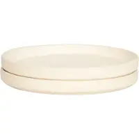 Frama Otto Lautaset 2-pakkaus Ø19 Cm - Aluslautaset Kivitavara Natural - 5020