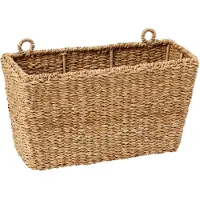 Dixie Esther seinälle ripustettava säilytyskori 40x16x22 cm Natural