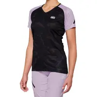 100% Airmatic Black/Lavender Naiset Lyhythihainen Polkupyörä Jersey
