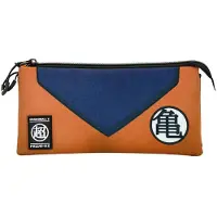 KARACTERMANIA Dragon Ball Triple Pocket Pencil Case Suit Oranssi Mies