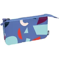 Milan 5-pocket Pencil Case The Fun Animals Special Series Sininen Mies