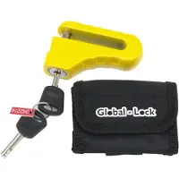 Global Lock Classic Disc Lock Keltainen