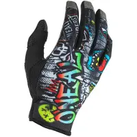 O'Neal Mayhem Rancid MX-käsineet Musta/Valkoinen unisex, size 2XL