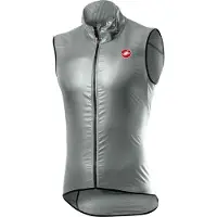 Castelli Aria -pyöräilyliivi Silver Gray miehet