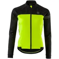 Agu Naisten talvi Hivis-takki musta/keltainen heijastimilla varustettuna