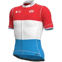 ALÉ Groupama Fdj 2021 Luxembourg Champion Pr-s Lyhythihainen Pyöräilypaita